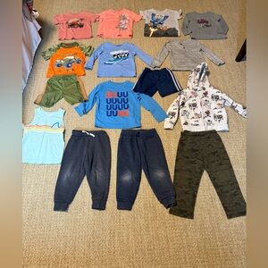 4T Mixed Boys' Clothing Lot - Blue, Green, Orange